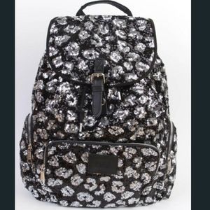 VS PINK Sequin Large Bling Black Bag